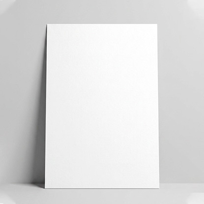 Poster en blanco