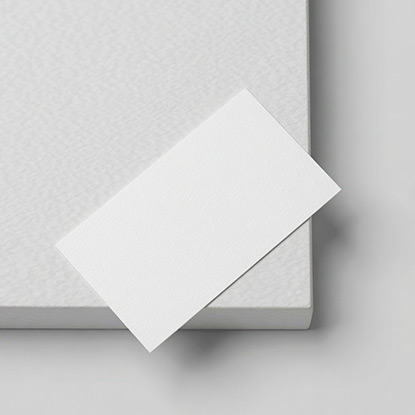 Tarjeta de Presentación en blanco